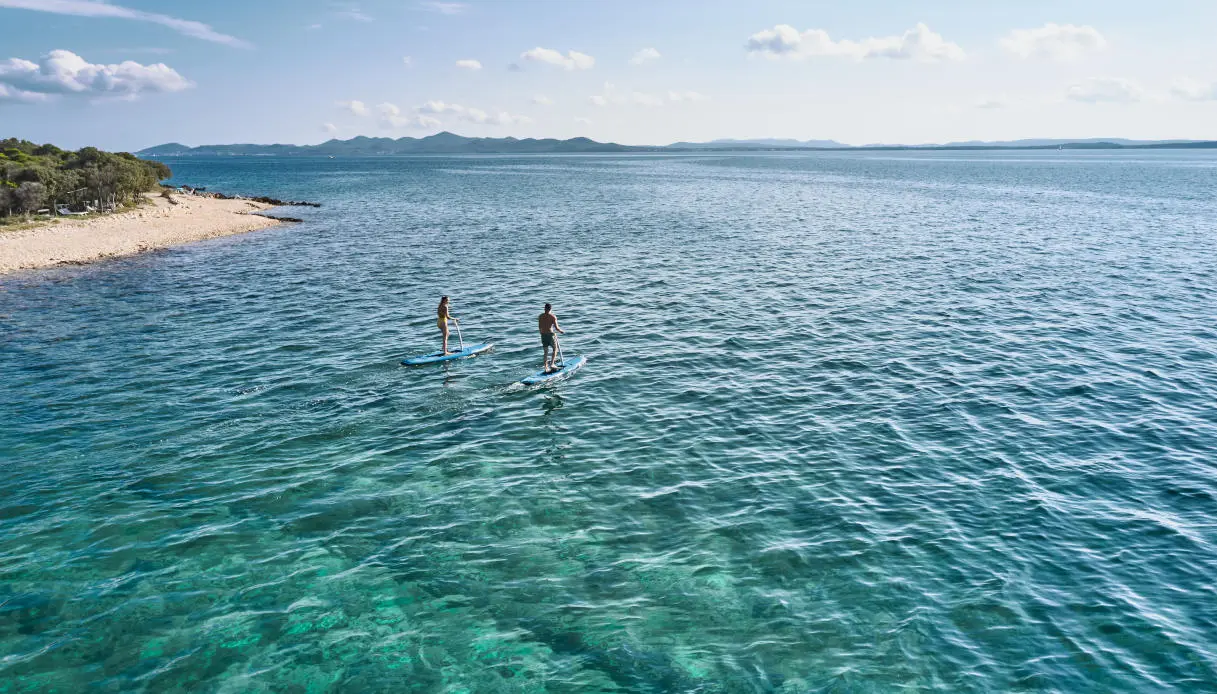 SUP in het Falkensteiner Resort Punta Skala