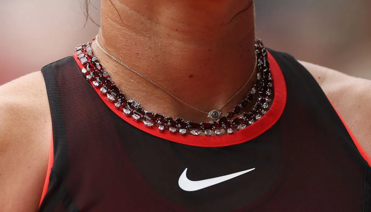 De kostbare ketting van Aryna Sabalenka
