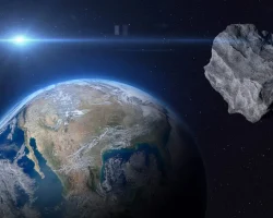 Een asteroïde raakt de aarde, omdat deze erg belangrijk voor ons is