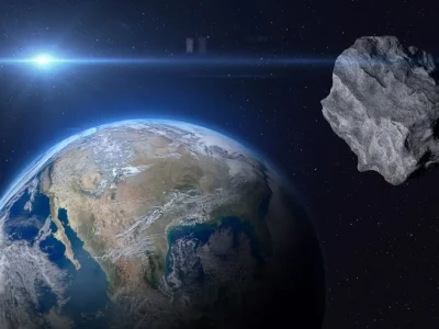 Een asteroïde raakt de aarde, omdat deze erg belangrijk voor ons is