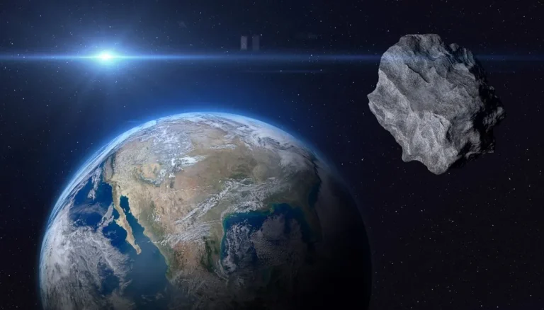 Een asteroïde raakt de aarde, omdat deze erg belangrijk voor ons is